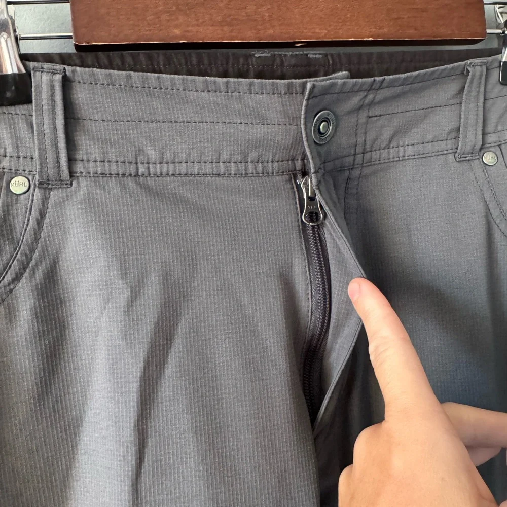 Kuhl Renegade Shorts Mens 38 koal Lightweight Performance Outdoor Hiking - Picture 3 of 9